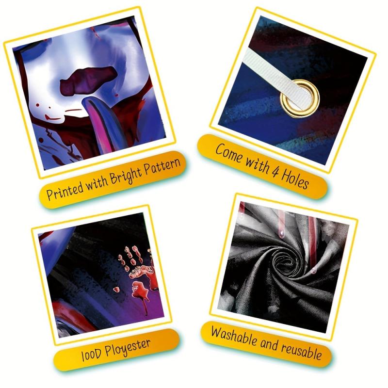 Halloween Horror Clown Backdrop Cloth Banner