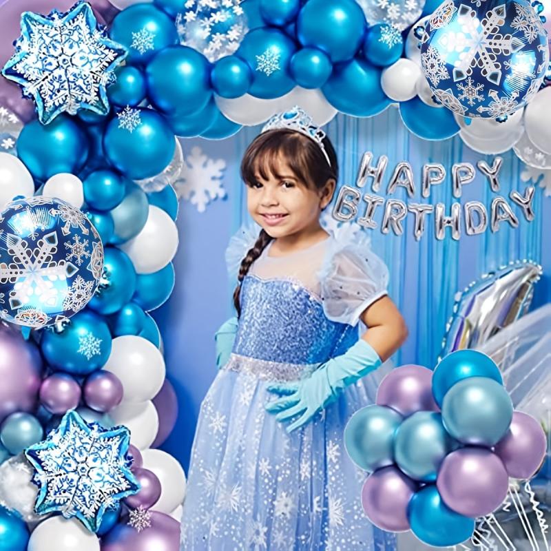 Snowflake Balloon Chain Decoration Christmas Balloon Combo Set