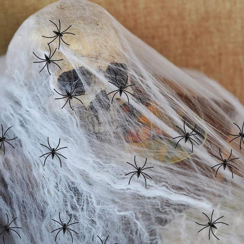 Halloween Horror Glow Voice Control Spider Prop