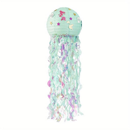 Hanging Jellyfish Lanterns Mermaid Party Supplies Under The Sea Theme Decor