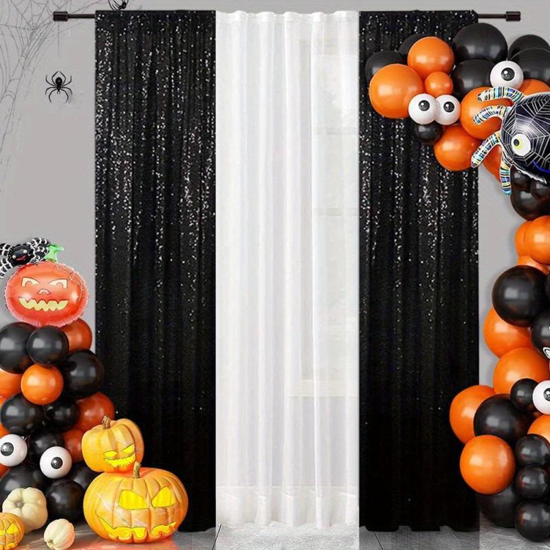 Golden Sequin Backdrop Curtain Panels for Wedding Party Background
