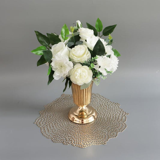 2pcs 19 05cm Metal Flower Vase Table Centerpiece Wedding Decoration