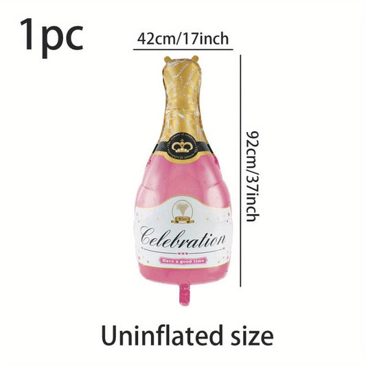 37 Inch Celebration Wine Bottle Aluminum Foil Balloon Party Holiday Supplies