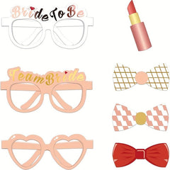 Bride Photo Props Set for Wedding Photobooth