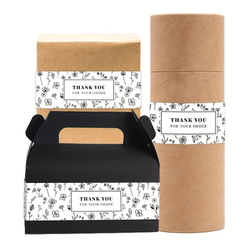 20pcs Thank You Order Stickers for Packaging Envelope Seals