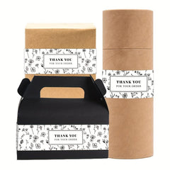 20pcs Thank You Order Stickers for Packaging Envelope Seals