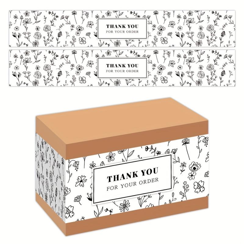 20pcs Thank You Order Stickers for Packaging Envelope Seals