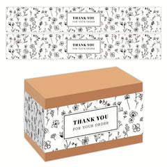 20pcs Thank You Order Stickers for Packaging Envelope Seals
