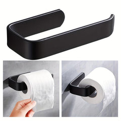 Wall Mounted Toilet Paper Holder Tissue Towel Roll Bathroom Rack
