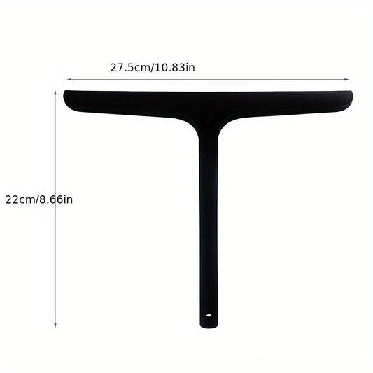 2pcs Shower Squeegee Window Wiper Water Scraper Silicone Bathroom Glass Cleaner