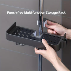 Bathroom Shower Shelf with Hooks and Shower Rack