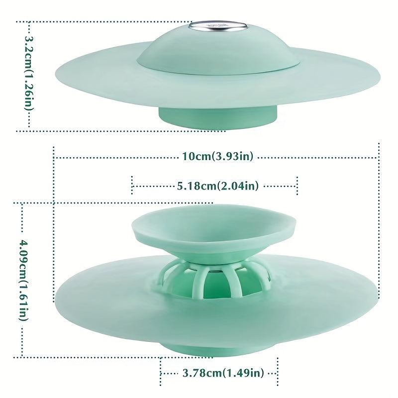 5pcs Sink Filter Floor Drain Press Type Anti-odor Closed Filter Home Essential