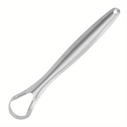 Stainless Steel Tongue Scraper Coating Cleaner Brush Oral Care Tools