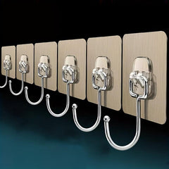 Large Adhesive Wall Hooks for Bathroom Kitchen Room - 40pcs