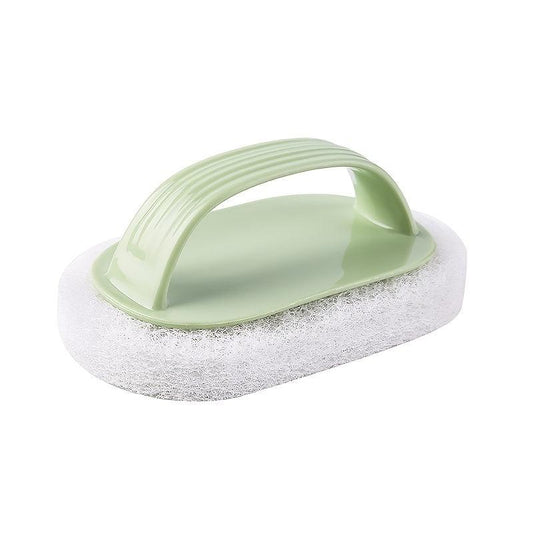 Magic Sponge Wipe Bathtub Brush with Handle for Effortless Cleaning
