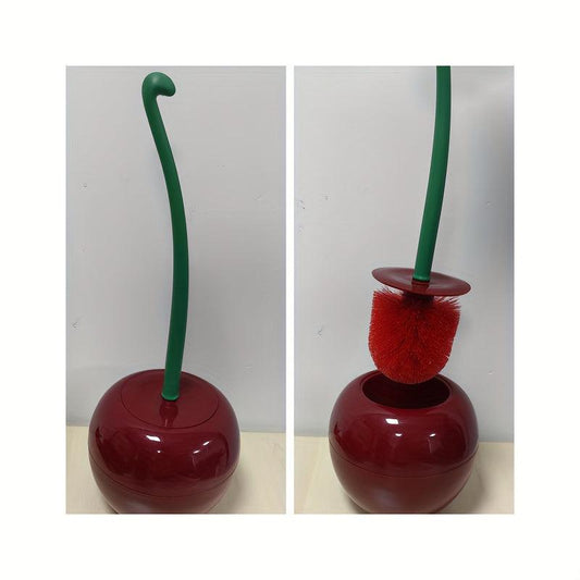 Rust-Proof Soft Bristled Toilet Brush with Holder