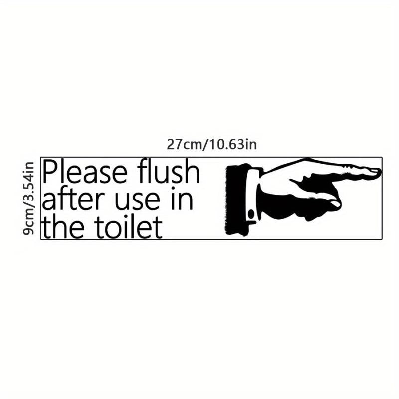 Funny Toilet Lid Decal Bathroom Decor Sticker Self Adhesive Cover Decoration