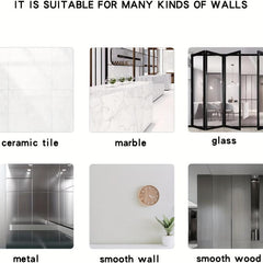 32 Pcs Acrylic Mirror Wall Stickers 360 Round Circle for Home Decor