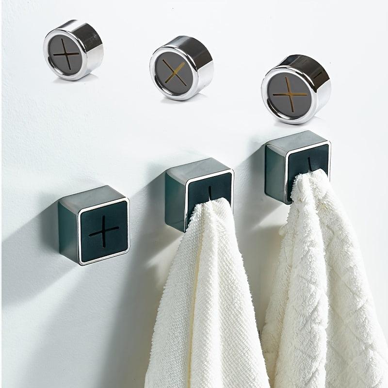3pcs Self Adhesive Towel Rack for Kitchen and Bathroom