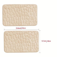 Soft Microfiber Bathroom Rug with Anti Slip Backing