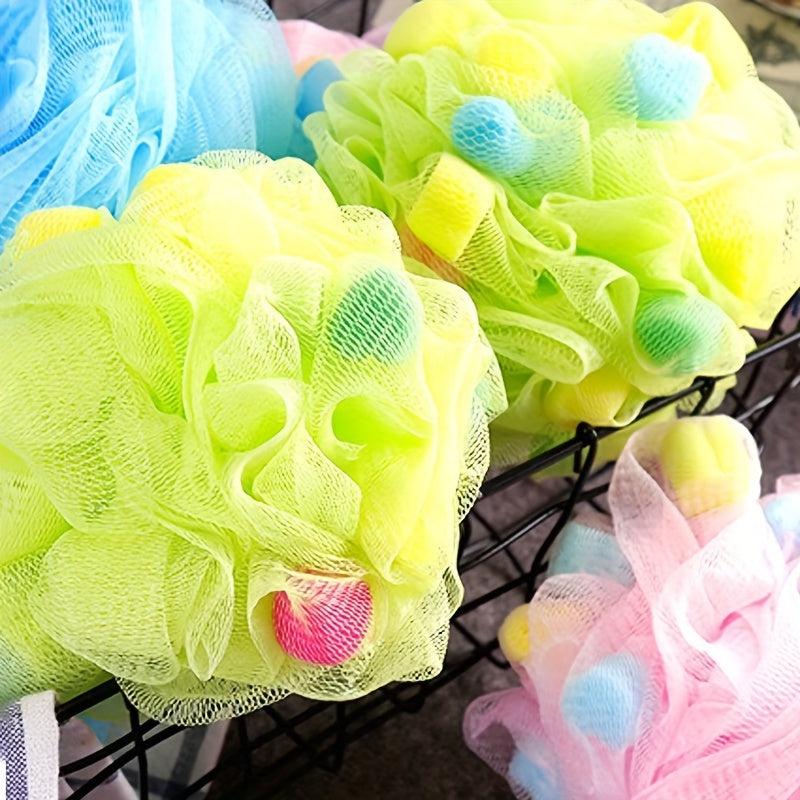 Colorful Sponge Bath Ball Shower Exfoliating Loofahs