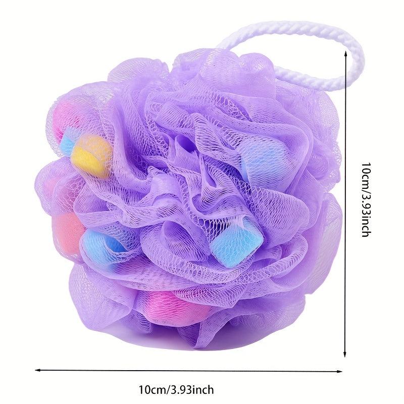 Colorful Sponge Bath Ball Shower Exfoliating Loofahs