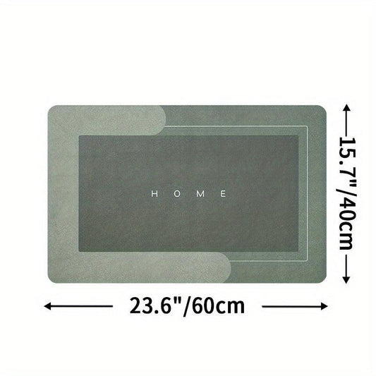 Anti Slip Rubber Bathroom Floor Rug Soft Cozy Bath Mat