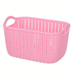 Rattan Woven Storage Basket for Home and Bathroom Organization