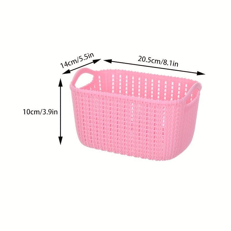 Rattan Woven Storage Basket for Home and Bathroom Organization