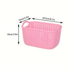 Rattan Woven Storage Basket for Home and Bathroom Organization