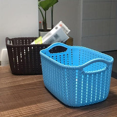 Rattan Woven Storage Basket for Home and Bathroom Organization