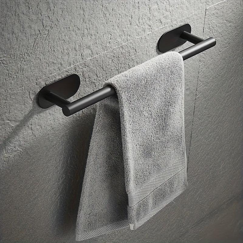 Stainless Steel Self Adhesive Towel Bar 40-64 cm, Wall Mounted Hand Towel Holder