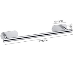 Stainless Steel Self Adhesive Towel Bar 40-64 cm, Wall Mounted Hand Towel Holder