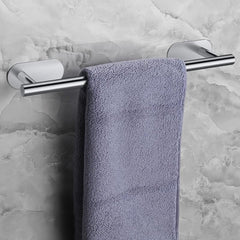 Stainless Steel Self Adhesive Towel Bar 40-64 cm, Wall Mounted Hand Towel Holder