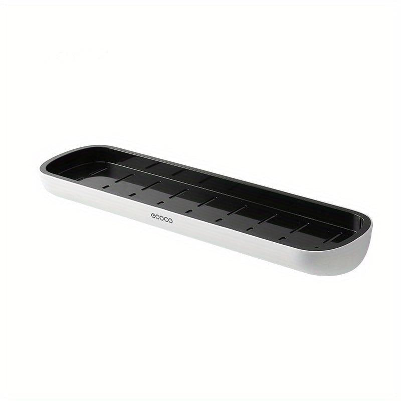 Wall Mounted Bathroom Shelf Punch Storage Rack Shower Caddy