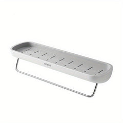 Wall Mounted Bathroom Shelf Punch Storage Rack Shower Caddy