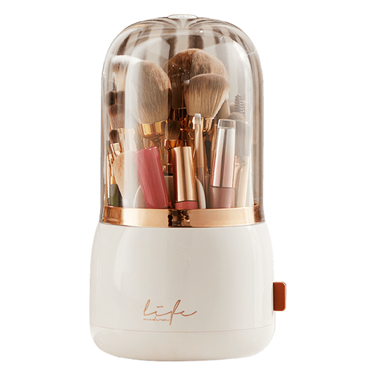360 Rotating Makeup Brush Storage Tube Pen Holder Lipstick Storage Box