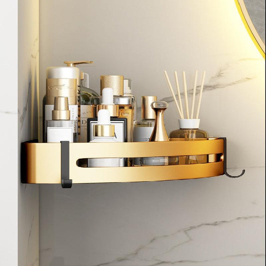 Corner Shower Caddy Bathroom Storage Rack Wall Mounted Bathroom Triangle Shelf