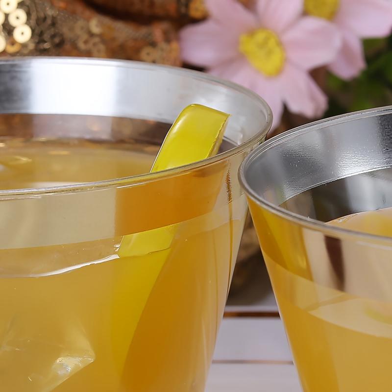 200pcs Golden Plastic Cups for Celebrations