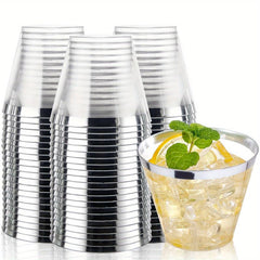 200pcs Golden Plastic Cups for Celebrations
