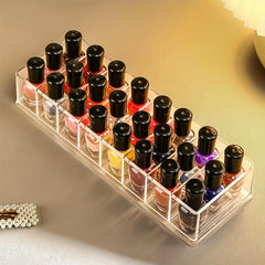 1pc Grid Cosmetic Storage Rack Nail Polish Display Rack