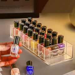 1pc Grid Cosmetic Storage Rack Nail Polish Display Rack