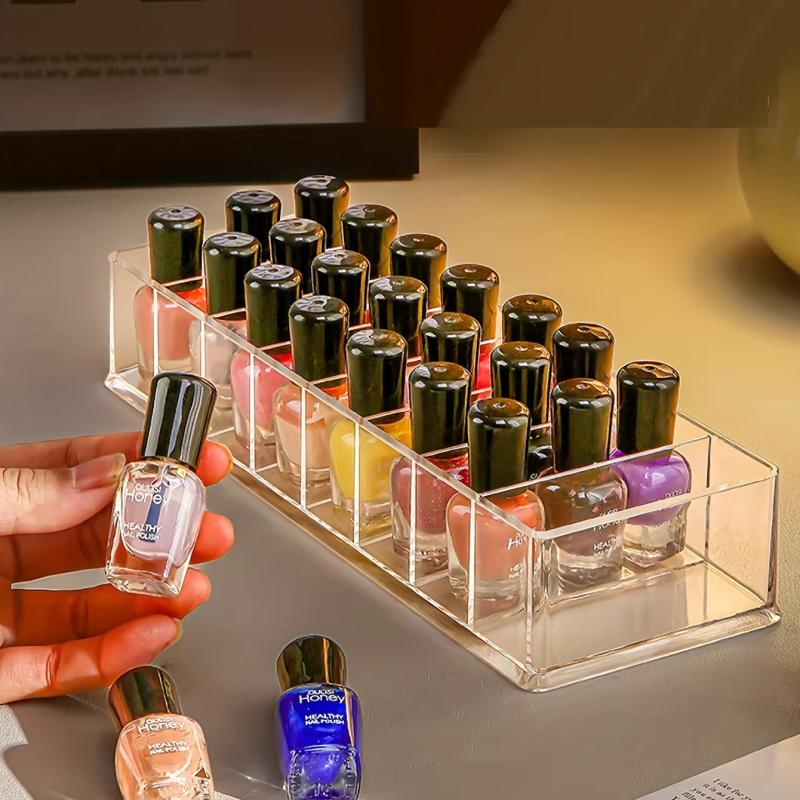 1pc Grid Cosmetic Storage Rack Nail Polish Display Rack