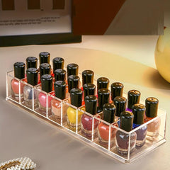 1pc Grid Cosmetic Storage Rack Nail Polish Display Rack