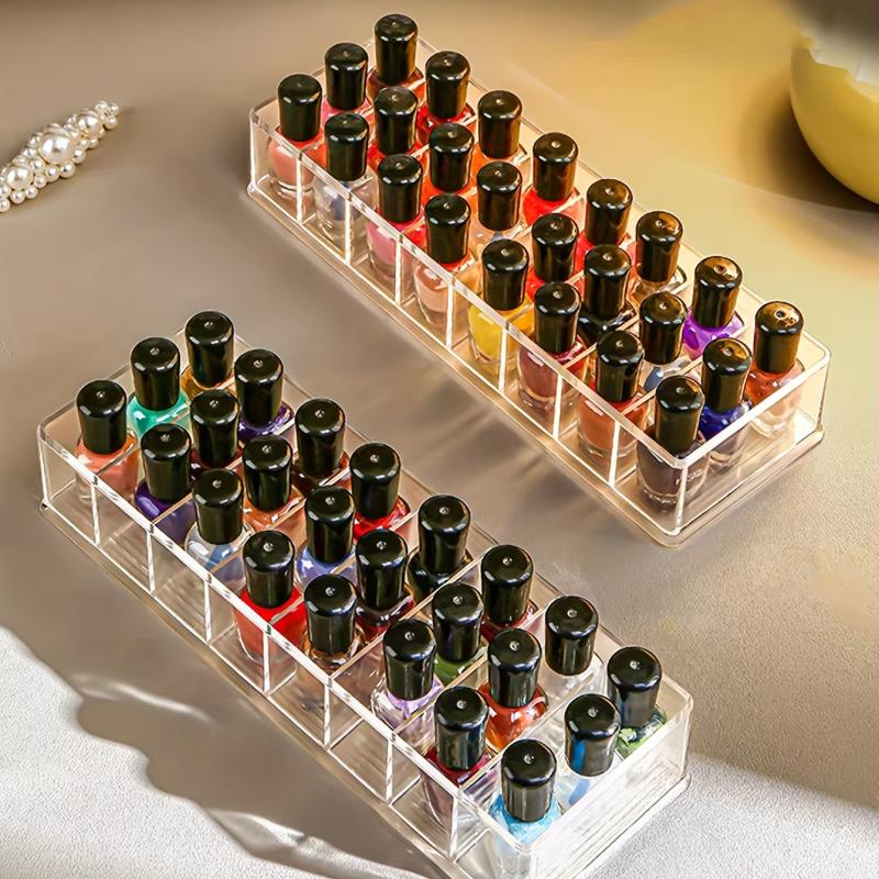 1pc Grid Cosmetic Storage Rack Nail Polish Display Rack