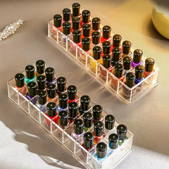 1pc Grid Cosmetic Storage Rack Nail Polish Display Rack