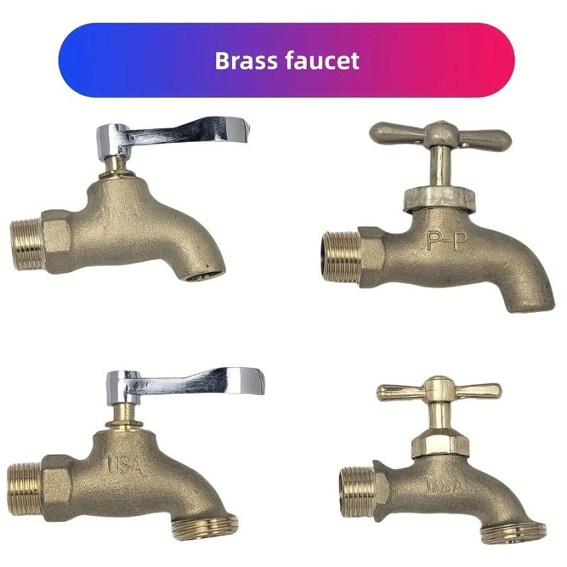 Brass Faucet Garden Water Faucet Outdoor Hose Faucet