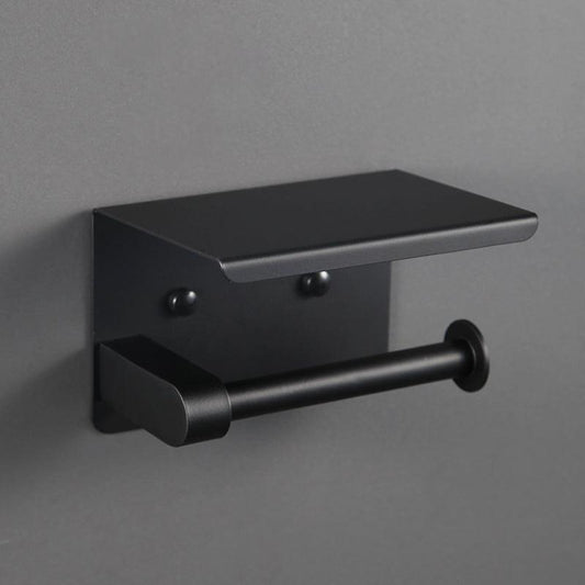 Stainless Steel Toilet Paper Holder with Phone Shelf