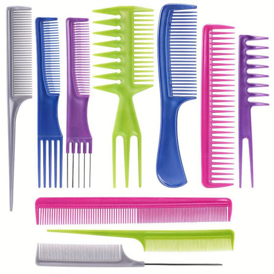 Professional Hair Styling Comb Set for All Hair Types