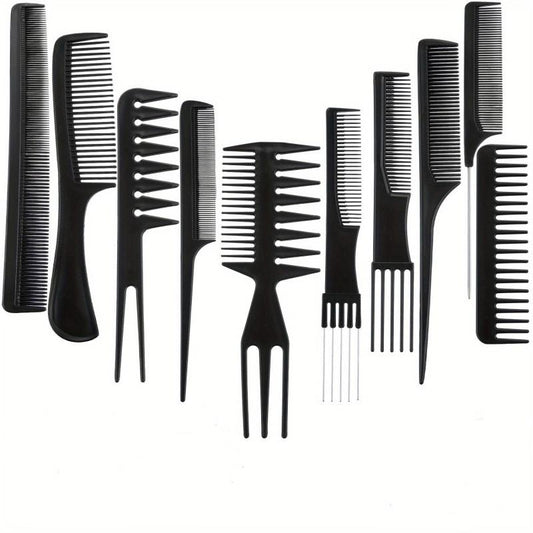 Professional Hair Styling Comb Set for All Hair Types